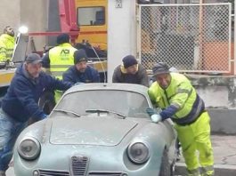 Super rzadka Alfa Romeo Giulietta SZ z 1962 roku sprzedana na aukcji!