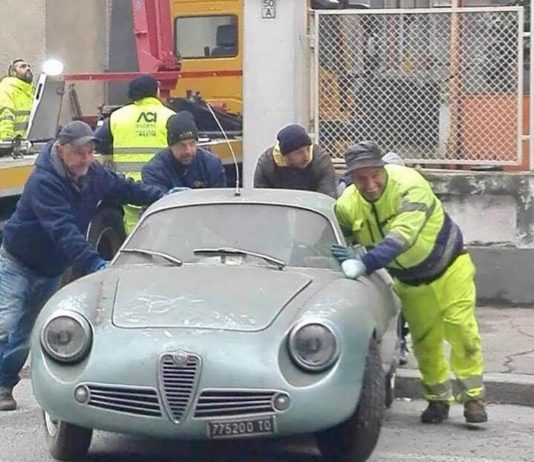 Super rzadka Alfa Romeo Giulietta SZ z 1962 roku sprzedana na aukcji!