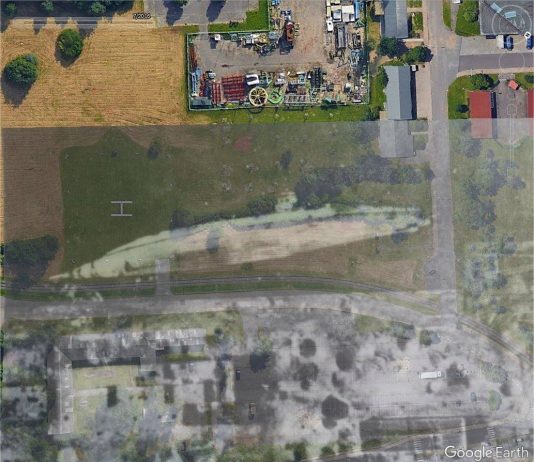 „Podziemny okręt” Admiral Scheer po 74 latach wciąż widoczny z satelity…