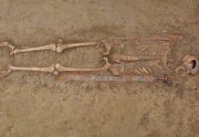 Pochówek wojownika z VI wieku odkryto w starożytnym mieście