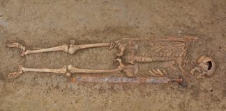 Pochówek wojownika z VI wieku odkryto w starożytnym mieście