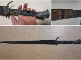 Znalazł koparką średniowieczny „miecz” z XV wieku i próbował go zespawać…