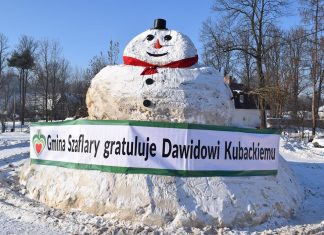 Zbudowali bałwana dla Dawida Kubackiego – konserwator zabytków kazał go usunąć.