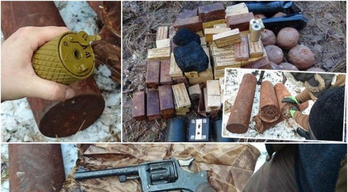 Niemiecki zrzut sprzętu do sabotażu, odnaleziony w nienaruszonym stanie na Łotwie – (GALERIA)