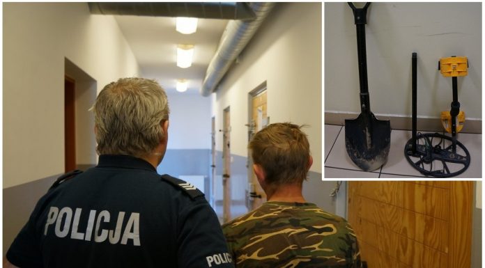 Nagonka trwa w najlepsze… aresztowano detektorystę na polu pod Raciborzem!