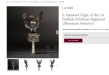 Orzeł ze sztandaru Podhalańczyków jest już w rękach niemieckiej policji – mimo to został zlicytowany!