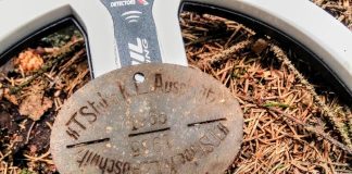 Nieśmiertelnik niemieckiego strażnika z obozu Auschwitz znaleziony w środku lasu…