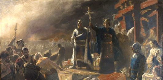 12 czerwca 1168 roku zniszczono wielką świątynie Świętowita w Arkonie