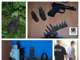 Próbowała zakopać przed blokiem granat… w domu kolekcja militariów z II Wojny Światowej
