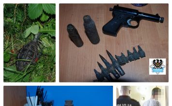 Próbowała zakopać przed blokiem granat… w domu kolekcja militariów z II Wojny Światowej