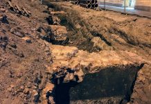 Pozostałości po moście Królewskim z 1813 roku znaleźli robotnicy drogowi w Krakowie