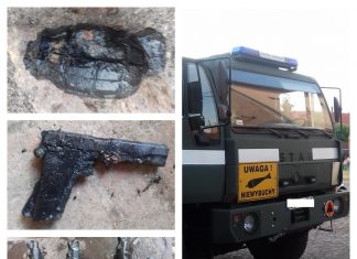 Znalazł w szambie pod Głogowem Polski pistolet VIS i granat!