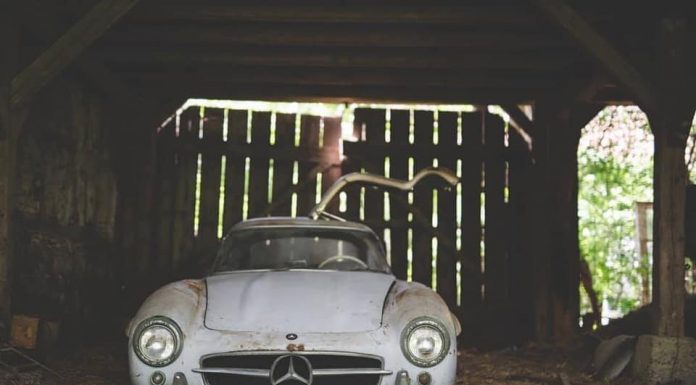 Niezwykły 'barn find’ – legendarny Mercedes 300 SL Gullwing (GALERIA)