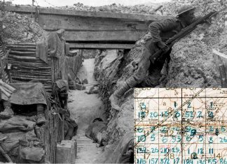 Niezwykła mapa poległych w Bitwie nad Sommą – „mapa gęstości ciał” z 1916 roku