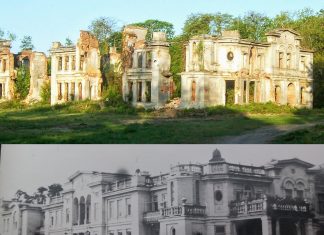 Ruiny pałacu Karskich we Włostowie – spotkanie z właścicielem! (GALERIA)