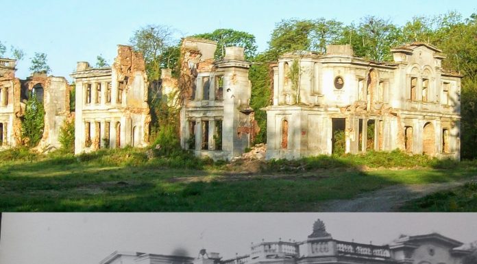Ruiny pałacu Karskich we Włostowie – spotkanie z właścicielem! (GALERIA)