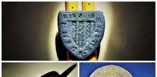 Średniowieczna rycerska pieczęć do laku znaleziona w Lubuskiem