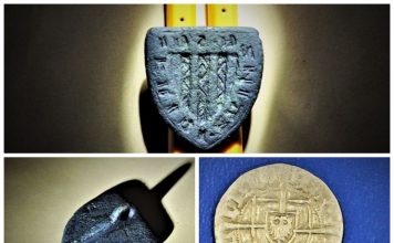 Średniowieczna rycerska pieczęć do laku znaleziona w Lubuskiem
