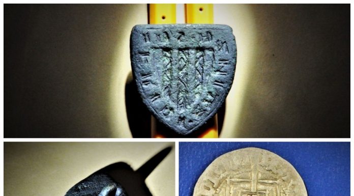 Średniowieczna rycerska pieczęć do laku znaleziona w Lubuskiem