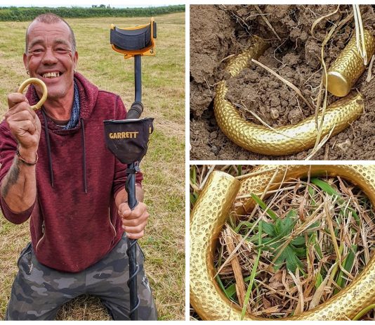 Niezwykły złoty skarb sprzed ponad 3 tys. lat znaleziony przez amatora!