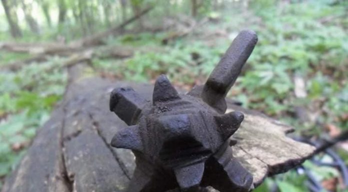 Tymczasem za wschodnią granicą… kiścień – średniowieczna broń znaleziona przez poszukiwacza!