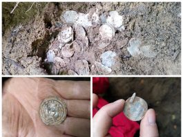 Skarb blisko 300 srebrnych monet z pierwszego tysiąclecia n.e. odkryto na Pomorzu (GALERIA)