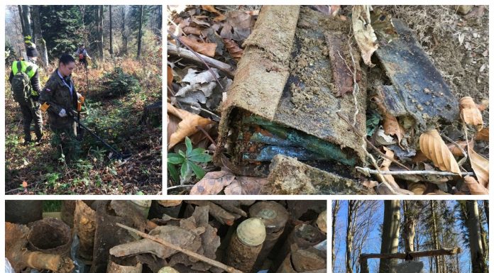 Poszukiwacze podążają tropem krwawej bitwy w Bieszczadach (GALERIA + FILM)