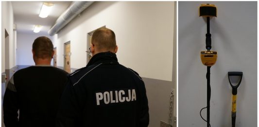 Kolejny wątpliwy sukces policji z Raciborza, znów zatrzymali poszukiwacza. Tym razem na jego własnym polu!