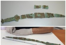 Miecz z epoki brązu przechwycili celnicy z Podkarpacia (GALERIA + FILM)