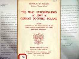 80 lat temu polski rząd zaalarmował świat w sprawie masowej eksterminacji żydów w okupowanej przez Niemców Polsce