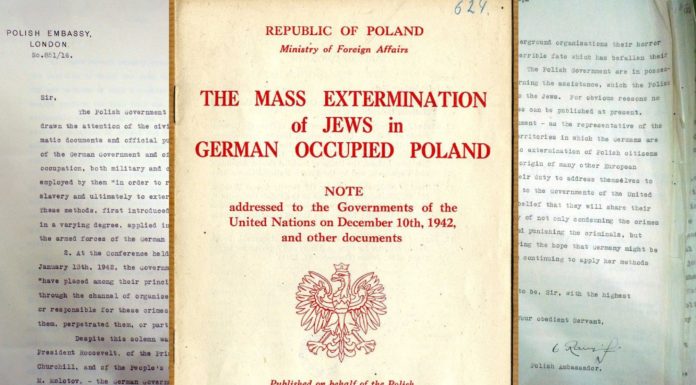 80 lat temu polski rząd zaalarmował świat w sprawie masowej eksterminacji żydów w okupowanej przez Niemców Polsce