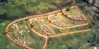 Karpacka Troja przeżywa prawdziwy „najazd turystów” – osada popularna jak nigdy dotąd! Makieta z rekonstrukcją osady w Trzcinicy