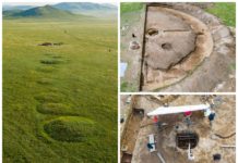 Szkielet i złoto w kurhanie sprzed ponad 2,5 tys. lat odkryli na Syberii archeolodzy z Krakowa (GALERIA)