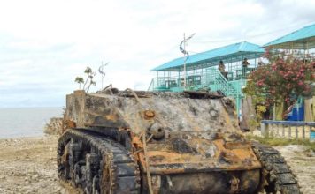 Czołg M5A1 Stuart z IIWŚ wydobyty z rzeki w Medellin (GALERIA)