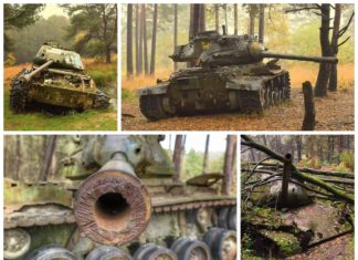 Stalowe potwory uśpione w niemieckim lesie… galeria, informacje i dojazd.