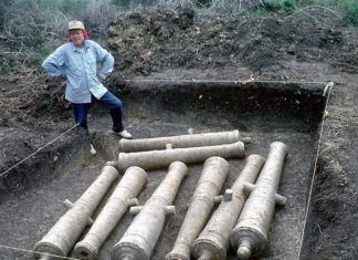 8 armat i ślady po wielkim podboju Ameryki