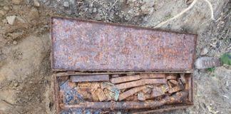 Niderlandy. Niezwykły depozyt broni odkryty w ogródku