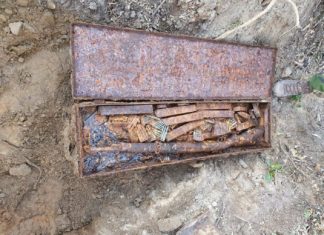 Niderlandy. Niezwykły depozyt broni odkryty w ogródku