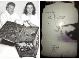 Prawdziwa mapa i skarb piratów odkryty wykrywaczem Edward Rowe Snow i odkryty przez niego piracki skarb Edwarda Low