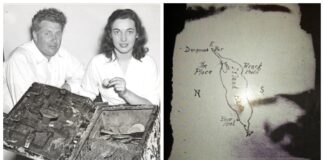 Prawdziwa mapa i skarb piratów odkryty wykrywaczem Edward Rowe Snow i odkryty przez niego piracki skarb Edwarda Low