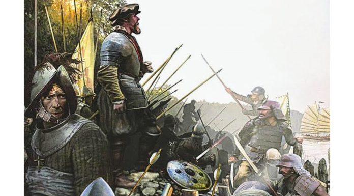 Piraci z Japonii oraz Chin i ich walki z Hiszpanami