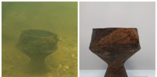 Nienaruszone naczynie sprzed 3 tys. lat znalezione na dnie rzeki (GALERIA + FILM)