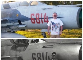 Niezwykłe spotkanie po 30 latach – pilot myśliwca odnalazł swój samolot!