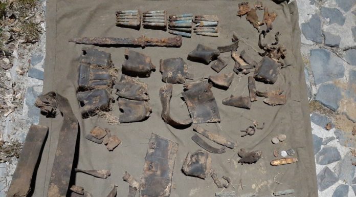 Szczątki żołnierza Wojska Polskiego znalezione w Twierdzy Brzeskiej