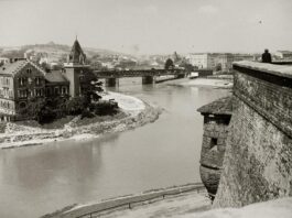 Dziś byłby to najdroższy dom w Krakowie – willa Rożnowskich! Willa Rożnowskich - panorama z Wawelu, 1934 rok fot. zbiory NAC