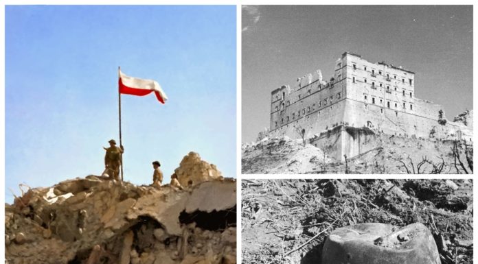 18 maja 1944 r. Polacy zdobyli ruiny klasztoru na Monte Cassino