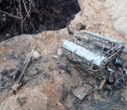 Niezwykle dobrze zachowane elementy samolotu z IIWŚ odkryli drogowcy pod Suwałkami