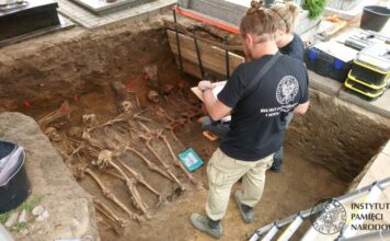 Kontynuacja badań IPN w Odolanowie – odkryto szczątki 8 żołnierzy oddziału „Błyska”