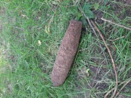 Niewybuch znaleziony przy placu zabaw w parku Żeromskiego w Warszawie!