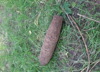 Niewybuch znaleziony przy placu zabaw w parku Żeromskiego w Warszawie!